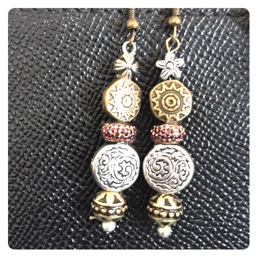 Metal earrings